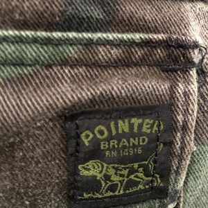 Pointer brand woodland camo briar pants